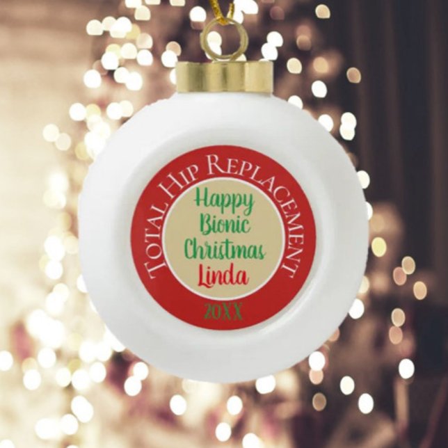 Bionic (hip replacement)Christmas ornament (Creator Uploaded)