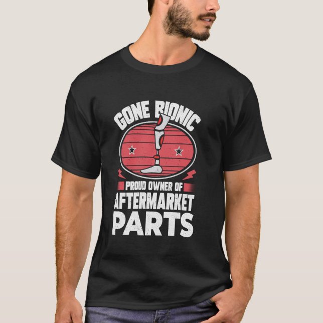 Bionic Knee Replacement warrior T-Shirt (Front)