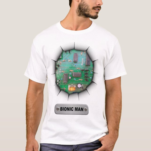 bionic man t-shirt (Front)