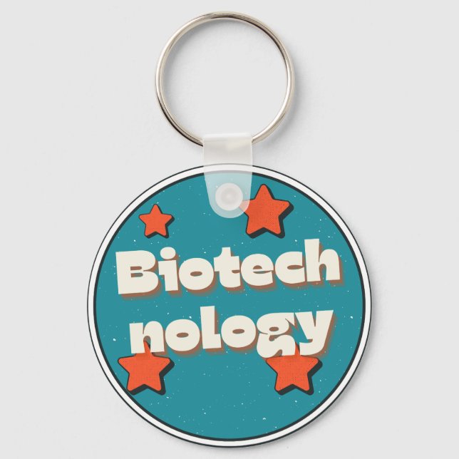 Biotechnology Keychain (Front)