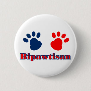 Bipawtisan Politics 2 Inch Round Button