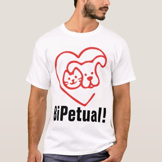 BiPetual (Dog & Cat Lover) T-shirts