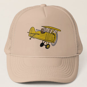 Biplane hat -- yellow