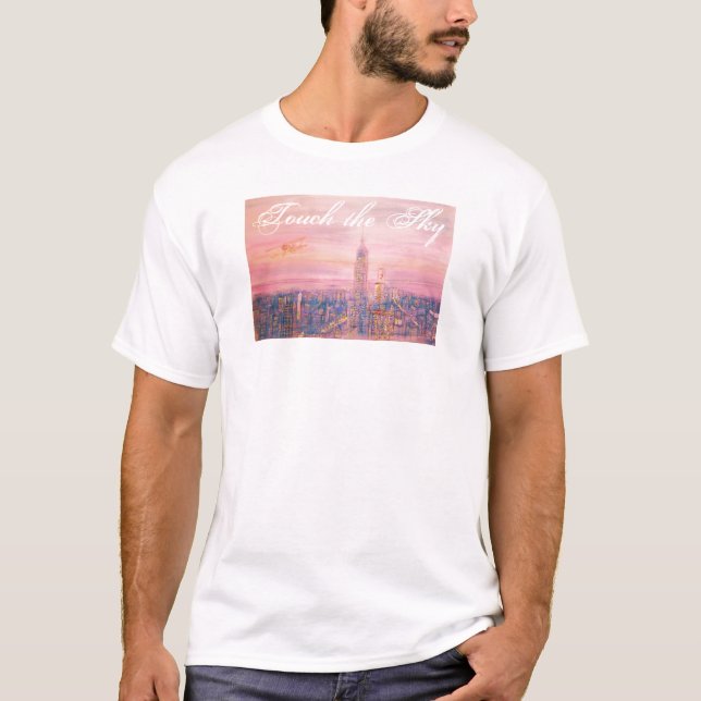 Biplane Touch the Sky T-Shirt (Front)