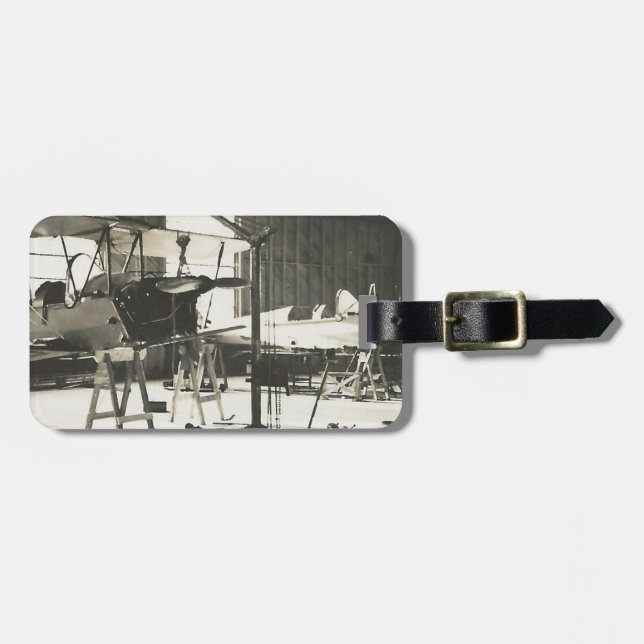 Biplane Trainers In 1941 Luggage Tag (Front Horizontal)