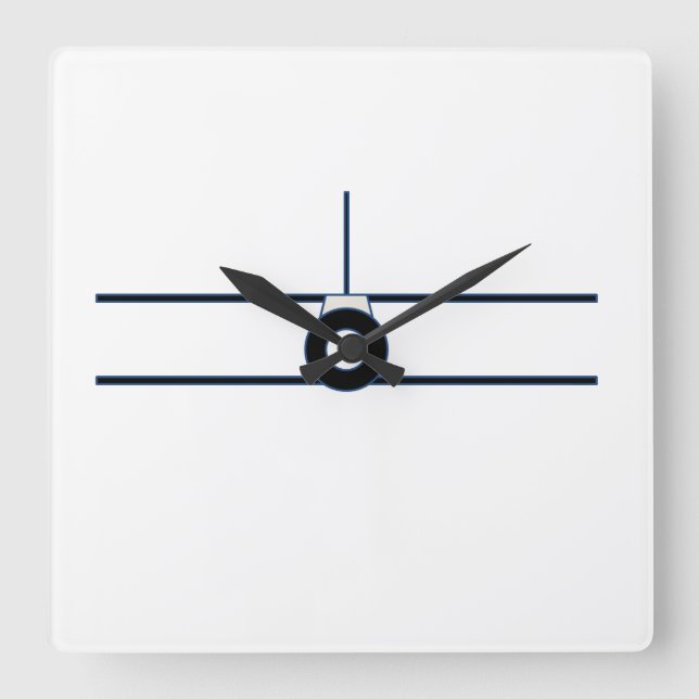 BiPlane Wall Clock (Front)