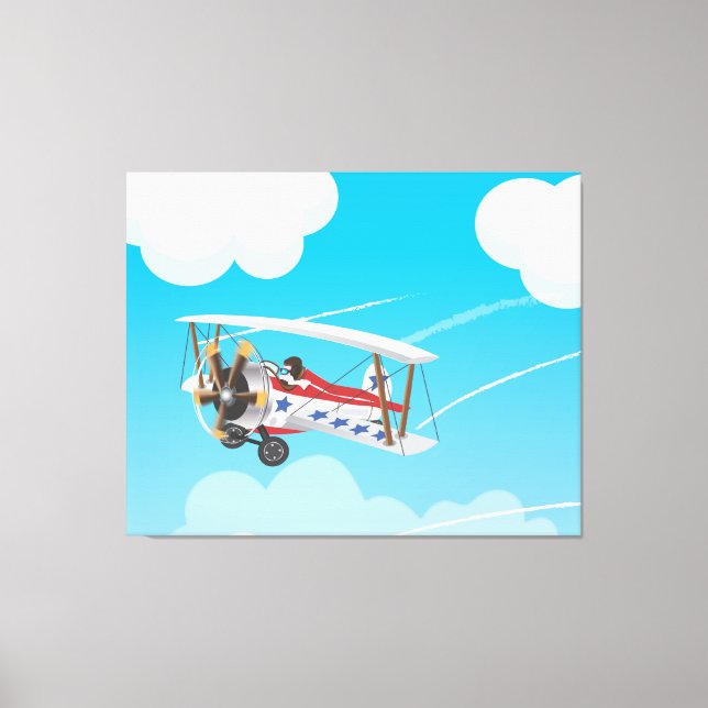 biplanes canvas print (Front)