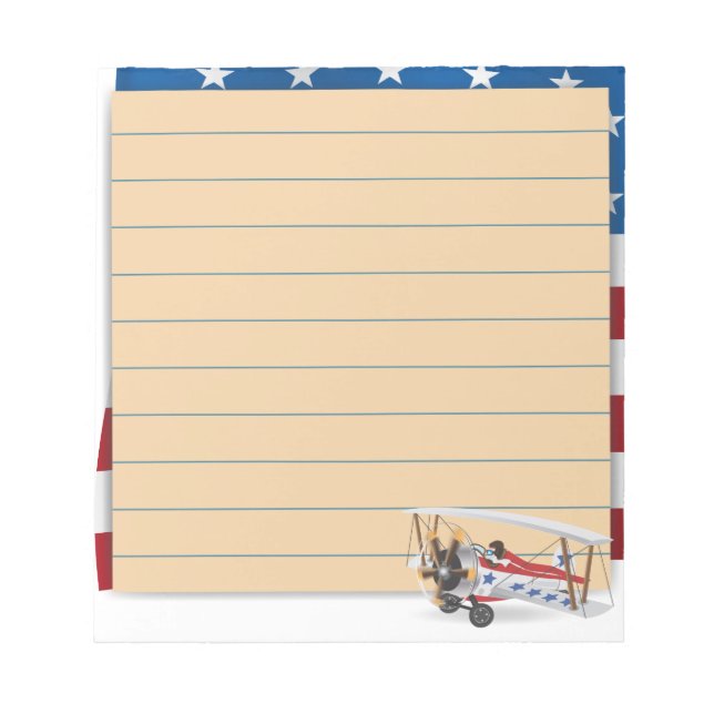 biplanes USA Notepad (Front)