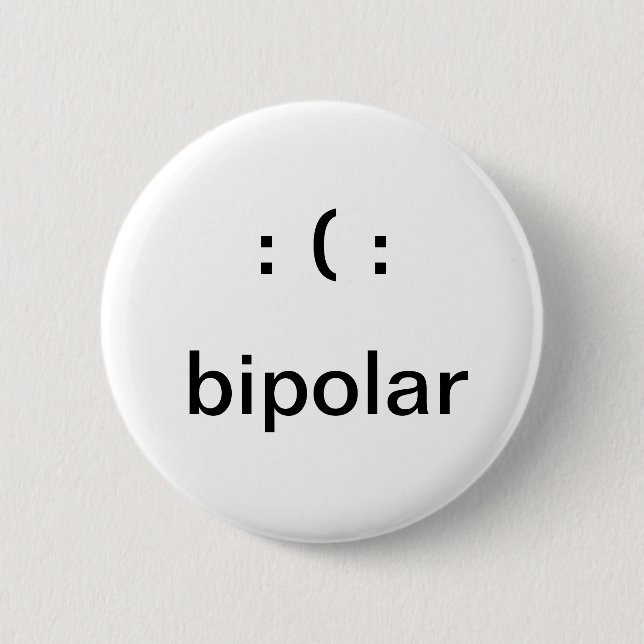 Bipolar 2 Inch Round Button (Front)