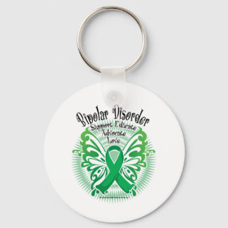 Bipolar Disorder Butterfly 3 Keychain