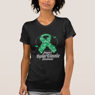 Bipolar Disorder Ribbon of Butterflies T-Shirt