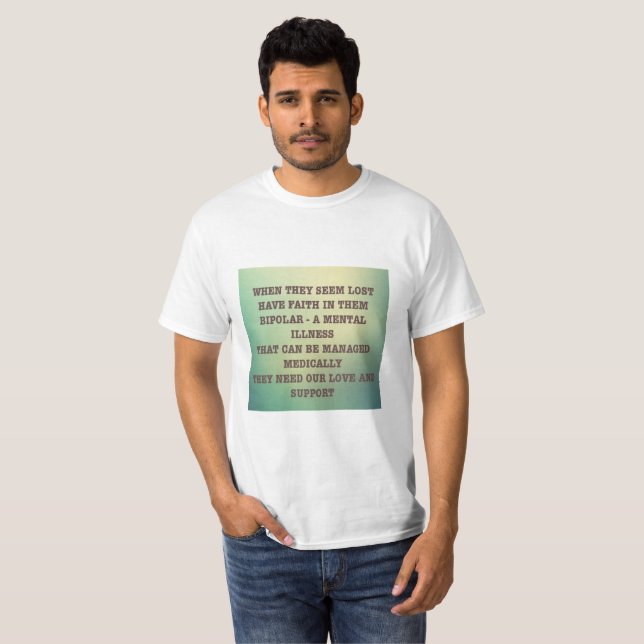 Bipolar disorder T-Shirt (Front Full)