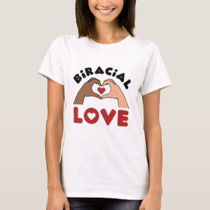 Biracial Love Mixed Race Couple T-Shirt