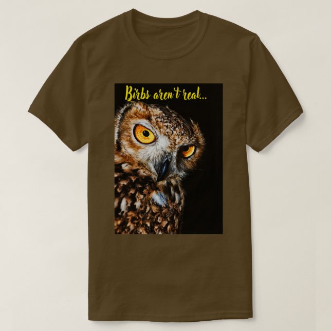 Birbs Arent Real T-Shirt (Design Front)