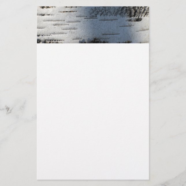 Birch bark 1291 stationery (Front)