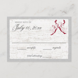 Birch Bark and Deer Response Card