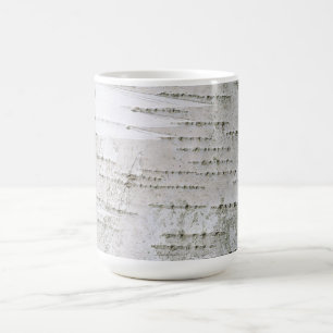 Birch bark coffee mug
