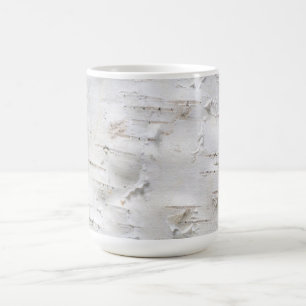 Birch bark coffee mug