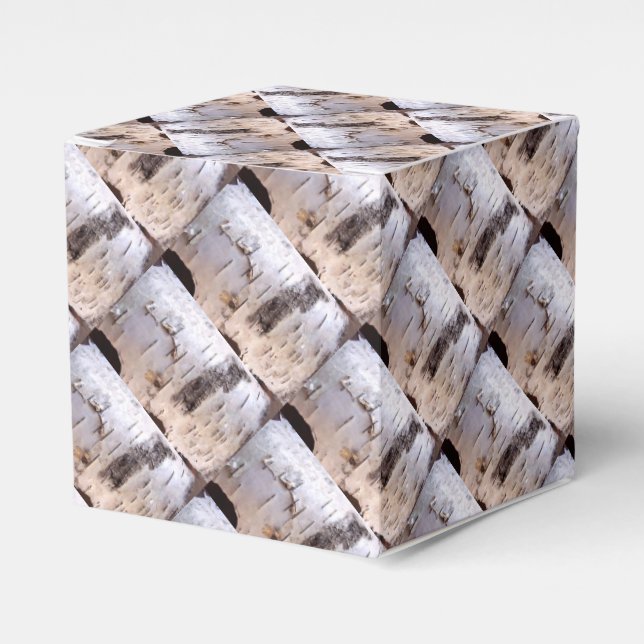 Birch Bark Favor Box (Front Side)