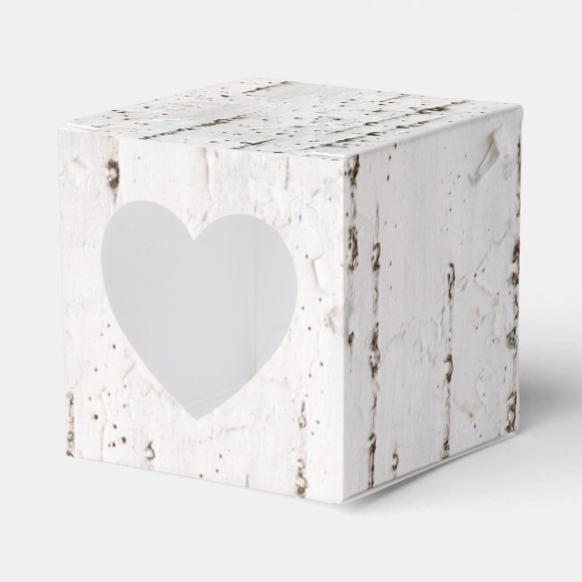Birch bark favor box (Front Side)