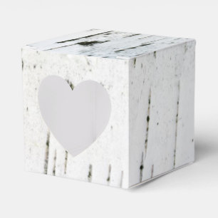 Birch bark favor box
