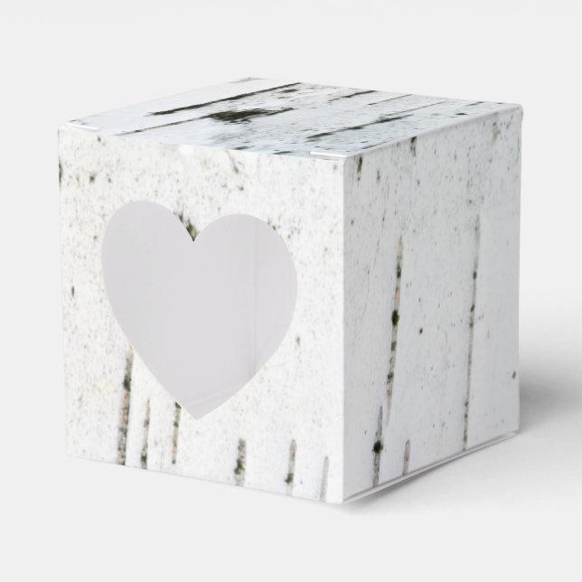 Birch bark favor box (Front Side)