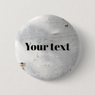 Birch bark pattern 2 inch round button
