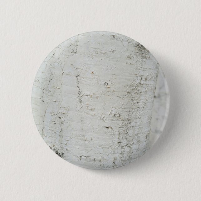 Birch bark pattern 2 inch round button (Front)