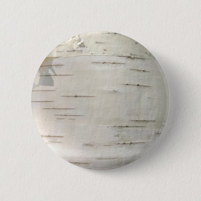 Birch bark pattern 2 inch round button (Front)