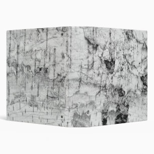 Birch bark pattern 3 ring binder