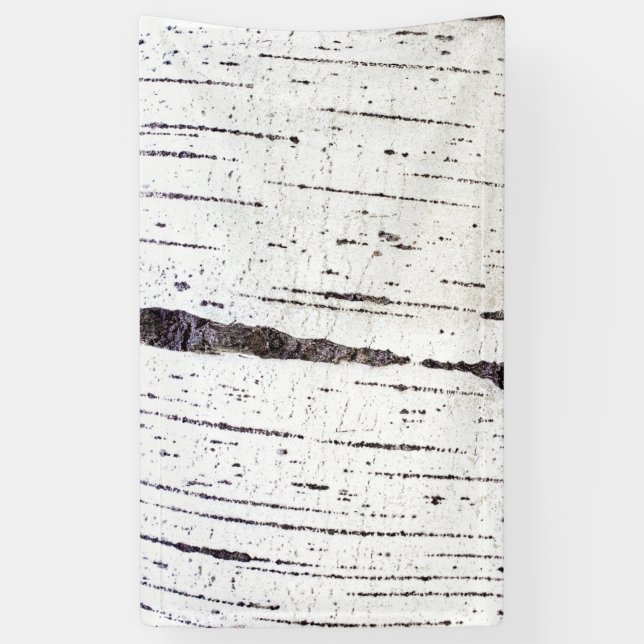 Birch bark pattern banner (Vertical)