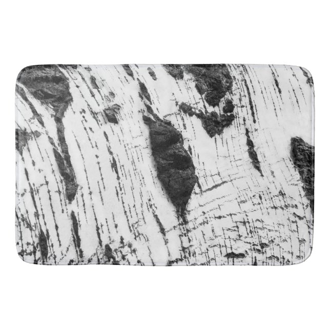 Birch bark pattern bath mat (Front)
