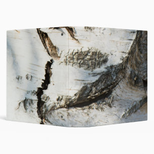 Birch bark pattern binder