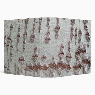Birch bark pattern binder