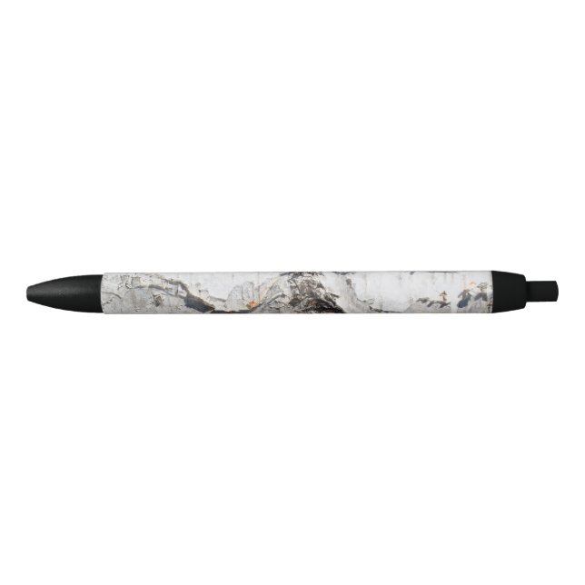 Birch bark pattern black ink pen (Front)