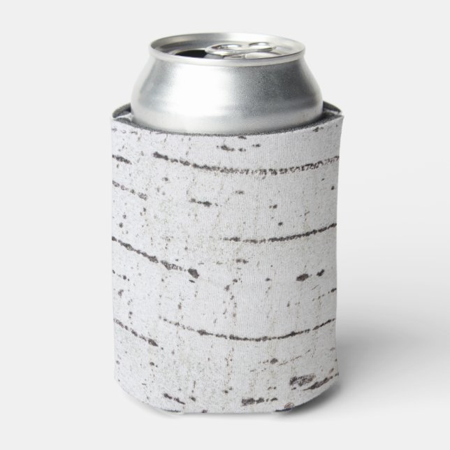 Birch bark pattern can cooler (Can Front)