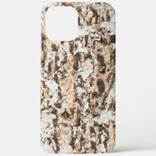 Birch bark pattern iPhone 12 pro max case