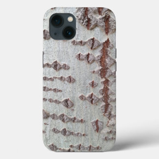 Birch bark pattern iPhone 13 case