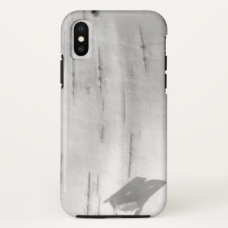 Birch bark pattern iPhone XS case