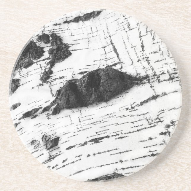 Birch bark pattern coaster (Front)