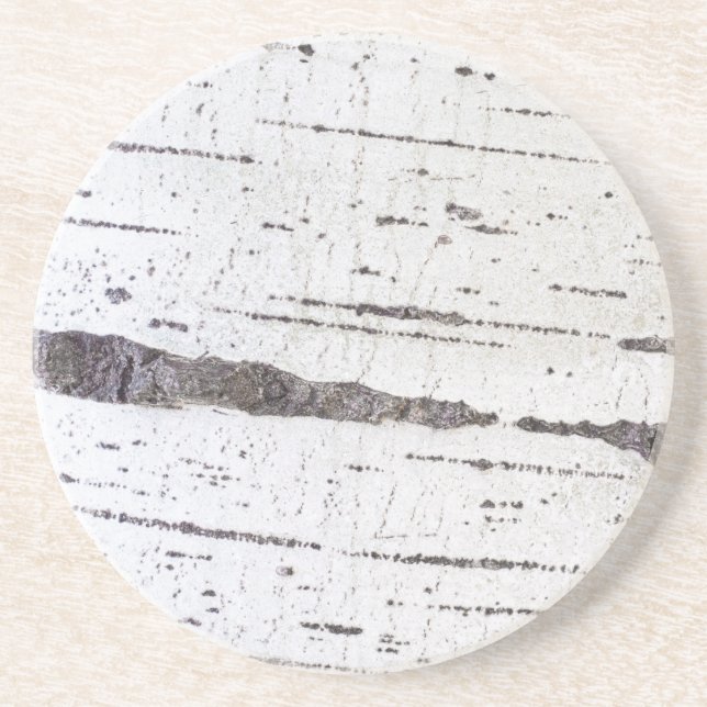 Birch bark pattern coaster (Front)
