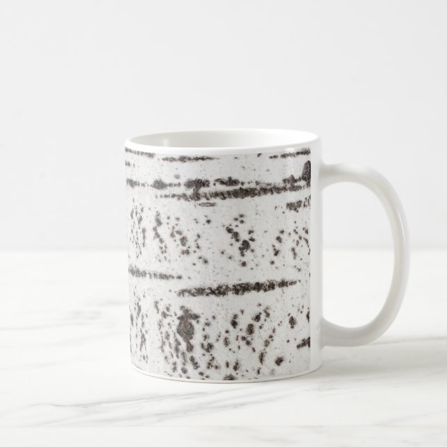 Birch bark pattern coffee mug (Right)