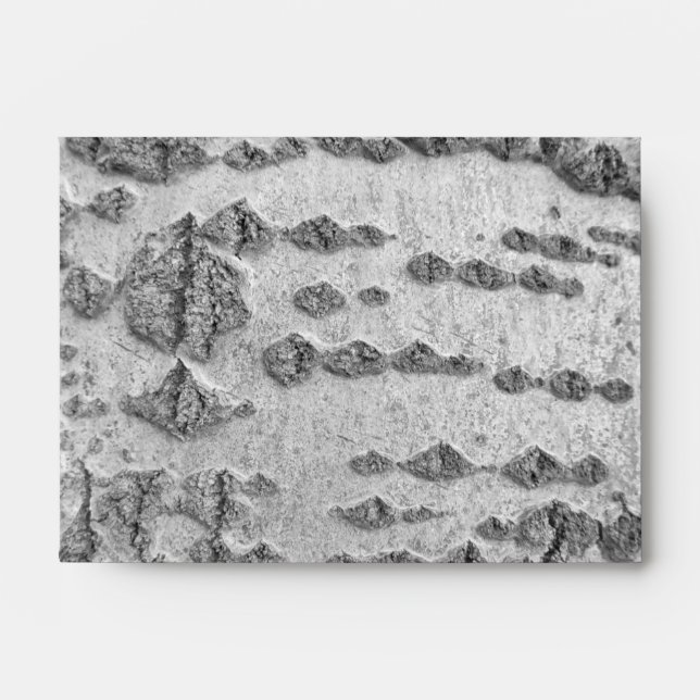 Birch bark pattern envelope (Front)