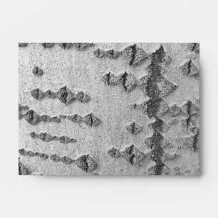 Birch bark pattern envelope