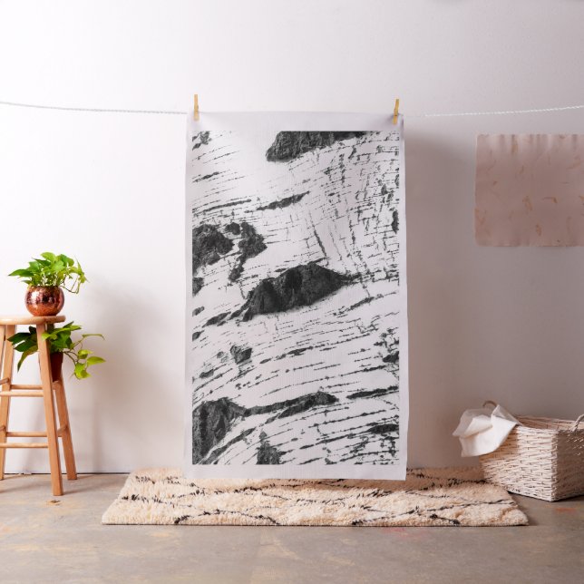 Birch bark pattern fabric (In Situ)