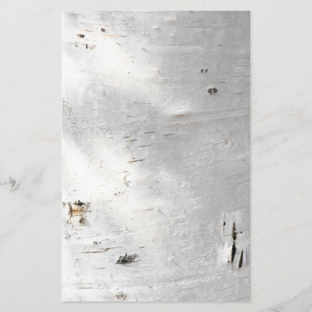 Birch bark pattern flyer (Front)