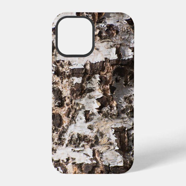 Birch bark pattern iPhone case (Back)