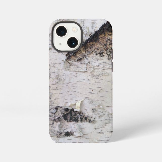 Birch bark pattern iPhone case (Back)