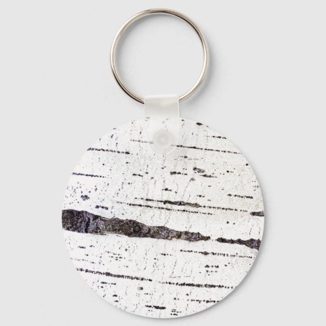 Birch bark pattern keychain (Front)