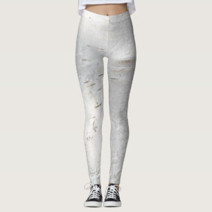 Birch bark pattern leggings